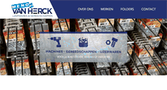 Desktop Screenshot of ijzerwarenvanherck.be